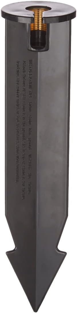 VOLT ShadowMaster 12V Integrated LED Cast Brass Path Light (Bronze) for Low Voltage Landscape Lighting on Outdoor Pathway, Walkway, Garden, Driveway or Patio