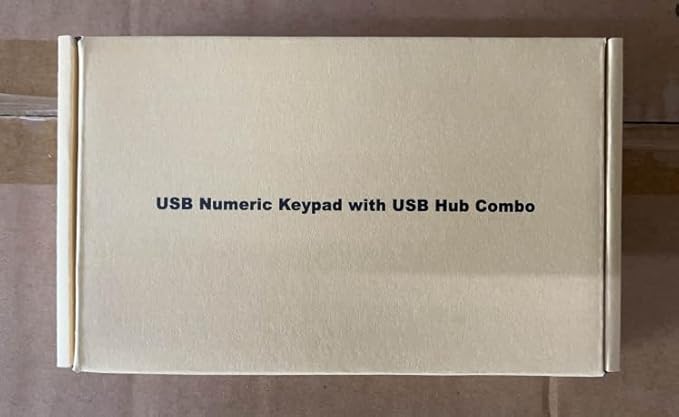 Wired Numeric Keypad USB C/USB A, Ergonomic Mini Number Pad with 3 USB 2.0 Ports, 18 Keys Numpad, Office Calculator Number Pads for Laptop, Desktop, Notebook, PC