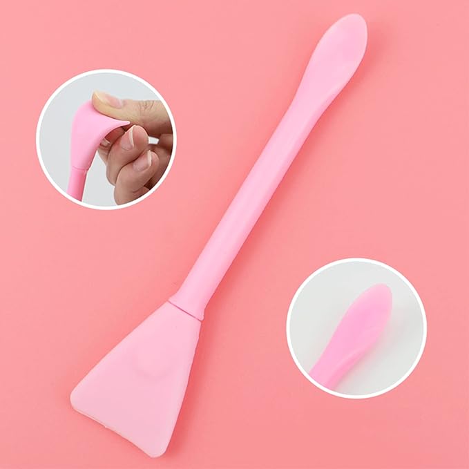 10PCS Silicone Face Mask Brushes Makeup Spatula Face Mask Applicator Skincare Spatula Lotion Spatula Face Cream Applicator Spa Makeup Tools for Facial Skin Care DIY Mask Mixing and Sampling Tool