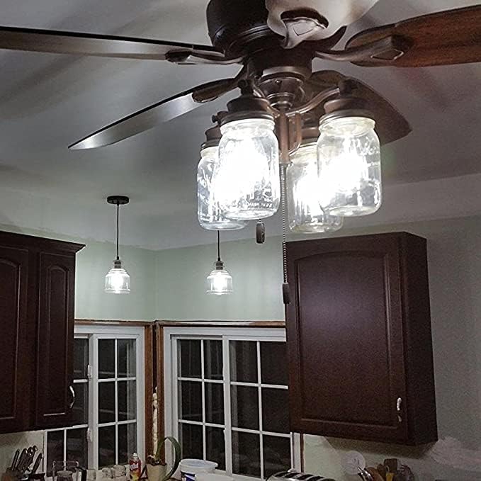 Vintage Edison Bulb 4W,Equivalent 40W Incandescent,ST19 Antique LED Filament Bulbs,Non Dimmable Daylight White 4000K,E26 Medium Base,Pack of 3