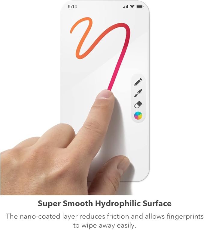 ZAGG Glass Elite VisionGuard+ for iPad Mini 6th Gen - Ultra-Strong Screen Protector with Eyesafe® Layer and Superior Color Preservation