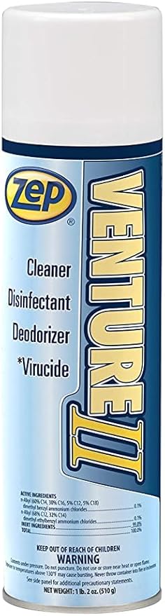 Zep Venture II Disinfectant Spray - 20 oz (Case of 12) 601 - EPA Approved Virucidal