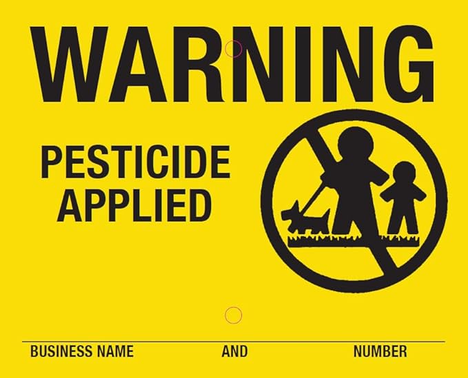 Lawn Treatment Application Stakes & COLORADO Signs (Premium Style Stake / 500 pc. Pack)