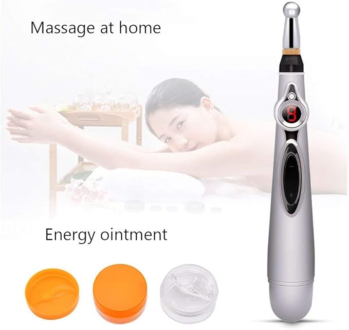 Electronic Acupuncture Pen, 3-in-1 Meridian Energy Pen for Pain Relief, Pain Relief Therapy, Electric Meridians Acupuncture Machine