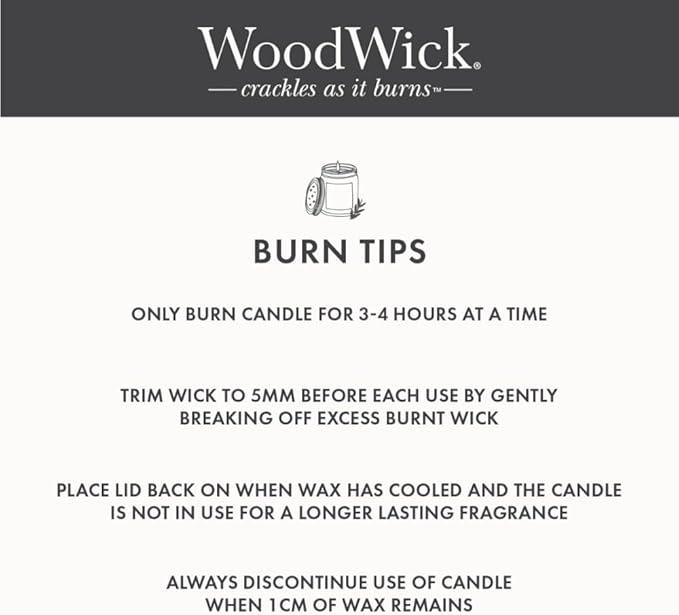 WoodWick Evening Luxe Scented Medium Hourglass, Crackles at it Burns, Perfect for gifting, 9.7oz