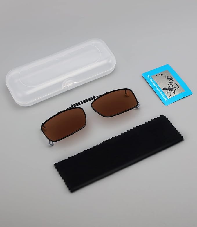 Easy clip Spring Polarized Clip On Sunglasses