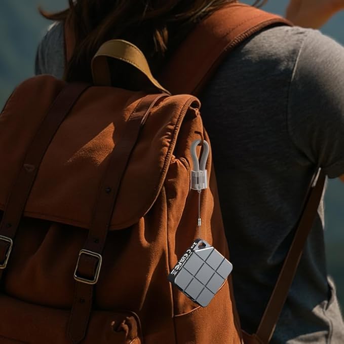 MAIWO Portable SSD 256GB External Solid State Drive, USB 3.2 GEN 2 Type-C Up to 1050MB/s, Mini PSSD with 4K ProRes Videos Storage for iPhone MacBook Pro macMini PS5, Aluminum (Grey)