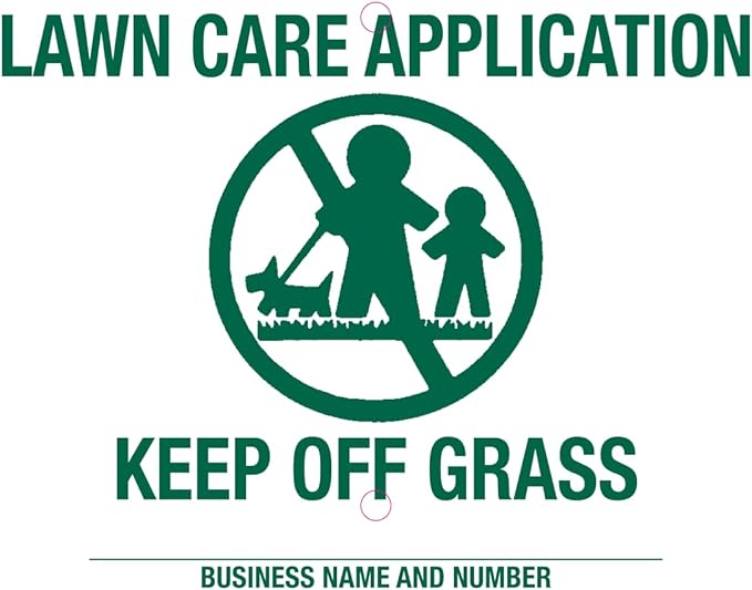 Lawn Treatment Application Stakes & INDIANA Signs (Premium Style Stakes / 500 pc. Pack)