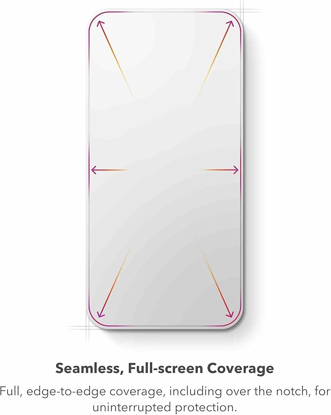 ZAGG XTR3 iPhone 15 Plus Screen Protector - Glass, 10X Stronger, Blue-Light Filtration, Edge-to-Edge Protection, Scratch & Smudge-Resistant Surface, InvisibleShield, Easy to Install