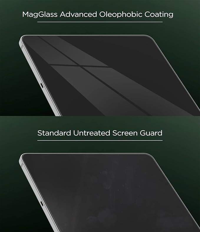 magglass Tempered Glass for Galaxy Tab S8 Plus/Tab S9 Plus Screen Protector (Samsung Tab S8+ & S9+)