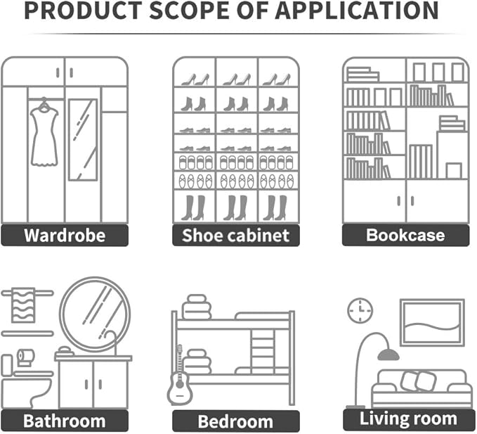 NATRUTH Moisture Absorbers 10.5OZ*6-Pack With Activated Charcoal,Portable Closet Dehumidifier, Odor Eliminator Absorber Bucket,Humidity Absorber,Cleaner Air Dehumidifier for Closet,Bathrooms, Boats