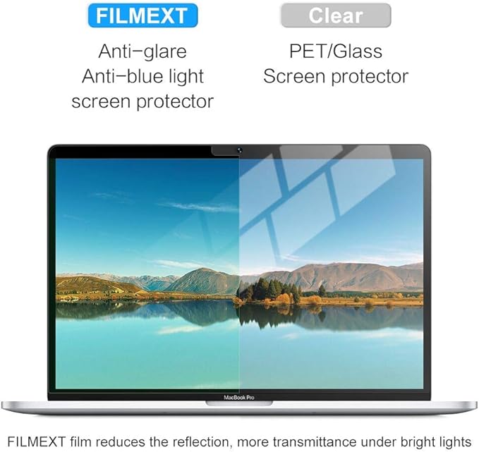 for Macbook Air Screen Protector 13 inch 2021 Anti-Glare Anti-Blue Light Screen Filter,Eye Protection Blue Light Blocking Filter for Macbook Air 13" (2021-2018) with Touch ID M1 A2337 A1932 A2179