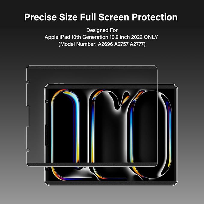 Magnetic 360° Privacy Screen Protector Compatible with iPad A16 (10th/11th Generation) 10.9/11 Inch 2022/2025, Anti Glare Shield Anti Blue Light Filter, Bubble-Free Film Easy Install Black Guard