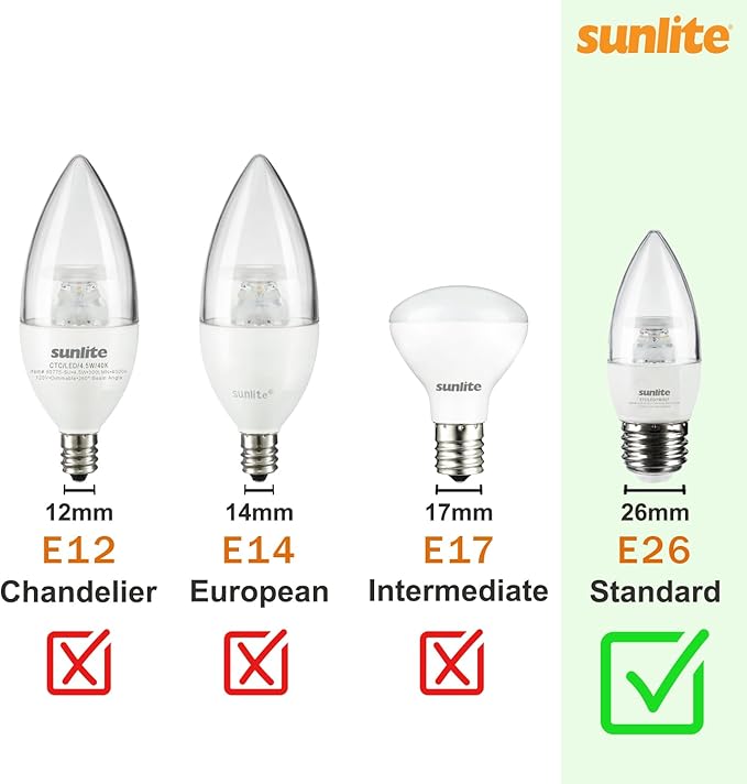 Sunlite 40468 LED A19 Colored Light Bulb, 3 Watts (25w Equivalent), E26 Medium Base, Non-Dimmable, UL Listed, Party Decoration, Holiday Lighting, 6 Count, Blue