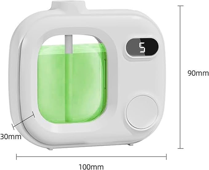 Wireless Ultrasonic Aromatherapy Diffuser - Smart Essential Oil Diffuser for Large Rooms Bathrooms Hotels and Offices Cordless 360° Aroma Diffuser with 5 Mist Levels Perfect for Home and Car