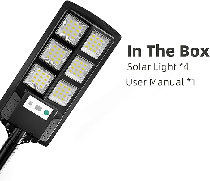 Outdoor Solar Lights, Dusk to Dawn Motion Sensor Waterproof LED Street Outside Flood Powered Lighting, Bright Wall Patio Flag Lights for Garden Yard Garage - 4 Pack