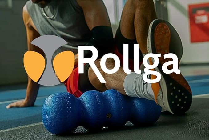 Rollga Foam Roller LITE - High Density Foam Roller for Back Pain Relief, Deep Tissue Massage & Muscle Recovery. Physical Therapy Exercise Tool for Neck, Back, Legs, & Feet. Yoga & Pilates Roller