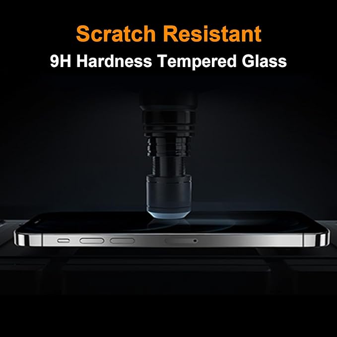 OneFish for iPhone 14 Plus / 13 Pro Max 6.7 inch Tempered Glass Screen Protector 2 Pack Auto Dust-Elimination Easy Installation HD Clear Screen Protector