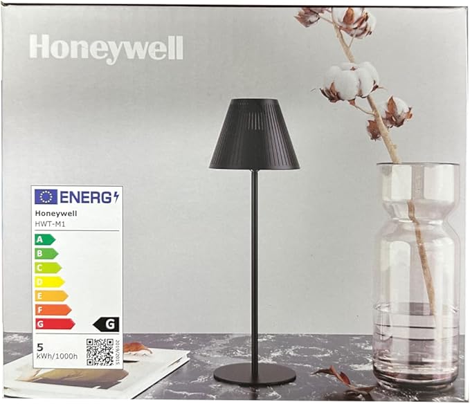 Honeywell 2Pack Cordless Table Lamp Rechargeable - M1 Sunturalux Portable LED Desk Lamp 5200mAh Battery Operated 4Color 9RGB Dimmable Bedside Lamps for Home Living Bedroom Restaurant Night Light