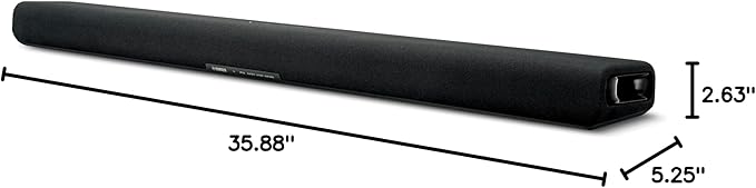 Yamaha SR-B30A Dolby Atmos Sound Bar with Built-in Subwoofers (Black)