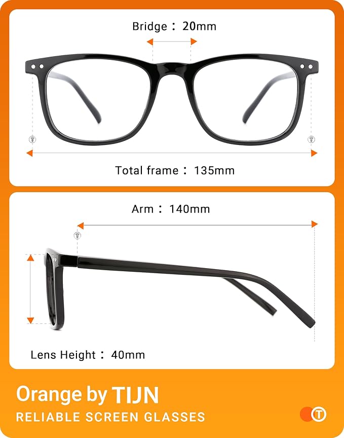 TIJN Sleep Glasses for 99% Blue Green Light Blocking Red Lens for Computer Gaming Screen Fatigue UV Protection