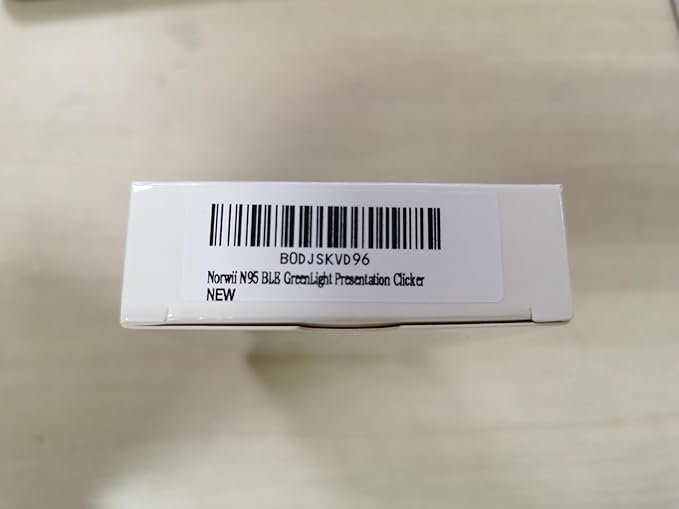 Norwii N95 Bluetooth Presentation Clicker with USB-A Receiver, PowerPoint Clicker for Presentation Remote, Rechargeable Wireless Presenter Pointer, Slide Clicker for PC/Laptop/e-Book(Green, BLE&USB-A)