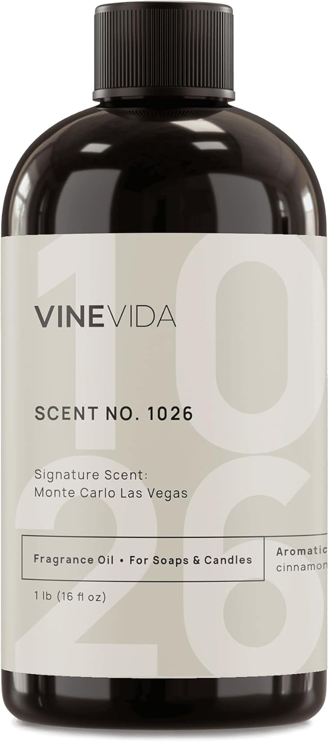 VINEVIDA Scent NO. 1026 Fragrance Oil for Cold Air Diffusers - 16oz (1lb) - Inspired by: Monte Carlo Las Vegas Hotel Fragrance Diffuser Oil - Hotel Scents for Home - Diffuser Oil