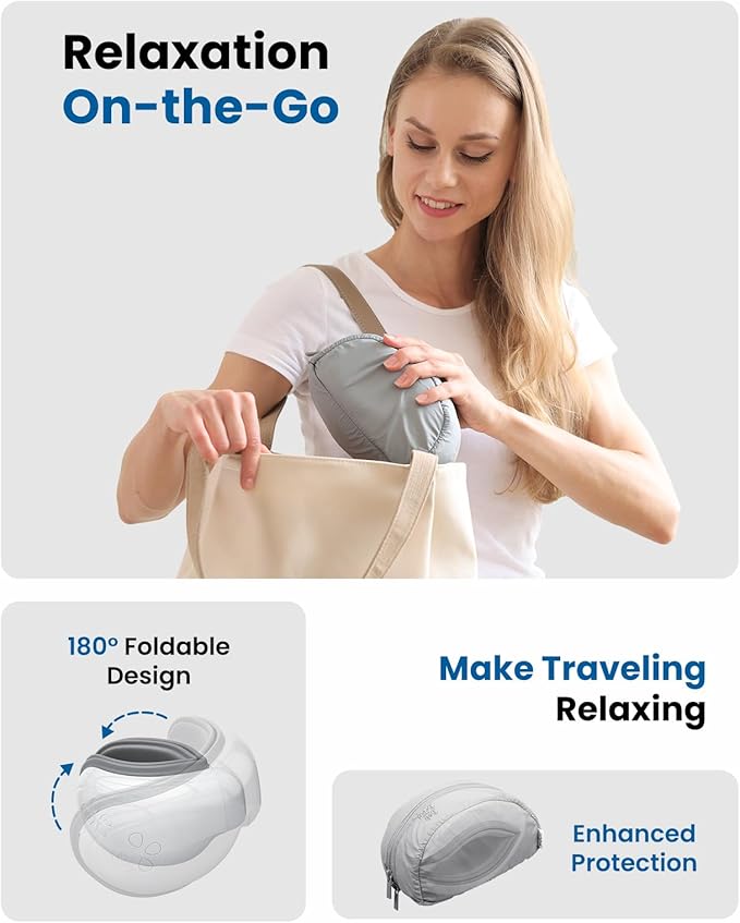 BOB AND BRAD Eye Massager with Heat and Cooling, EyeOasis 3 Eye Mask for Migraine FSA Eligible/HSA Eligible, Heated Face Massager for Dry Eye Strain Relief Improve Sleep, Birthday Gifts for Women Men