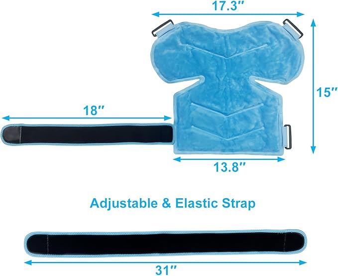 Shoulder Ice Pack Rotator Cuff Cold Therapy Wraps, Reusable Shoulder Arm Gel Pack Hot Cold Compress Pain Relief for Injuries, Recovery After Surgery, Tendonitis, Shoulder Wrap for Left Right Shoulder