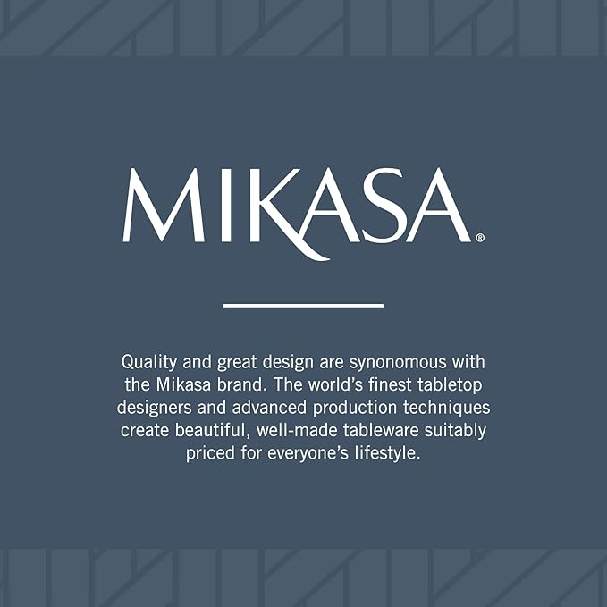 Mikasa Delray 40-Piece White Dinnerware Set, Service for 8, Durable Porcelain Plates, Bowls, and Mugs, Dishwasher and Microwave Safe