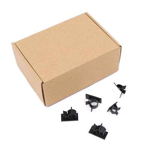 100Pcs 3 Sizes Adjustable Multipurpose Self-Adhesive Cable Clips Wire Clamps Cord Holders Cable Organizers for Cord Management