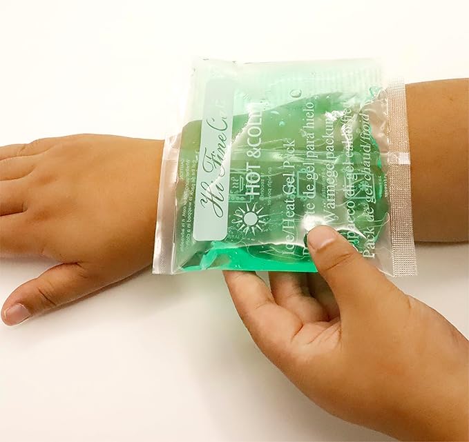 Gel Ice Packs, Cold Packs for Injury Recovery, Cold Compress for Pain Relief, Hot Cold Pack Relieves Inflammation, Arthritis for Headache, Ankle, Neck (Teal (2 Pack), 10×5 inch (28×13cm))