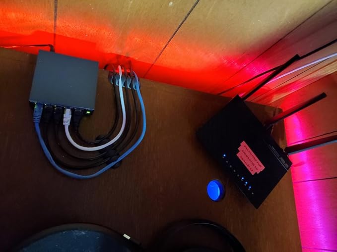 OHill 16-Pack Black Cord Organizer - Adhesive Cable Clips Holder for Desk, Wall, Car - Wire Management Clips for iPhone Charger, USB, Computer Cables -Cord Keepers with Strong Sticky Backing