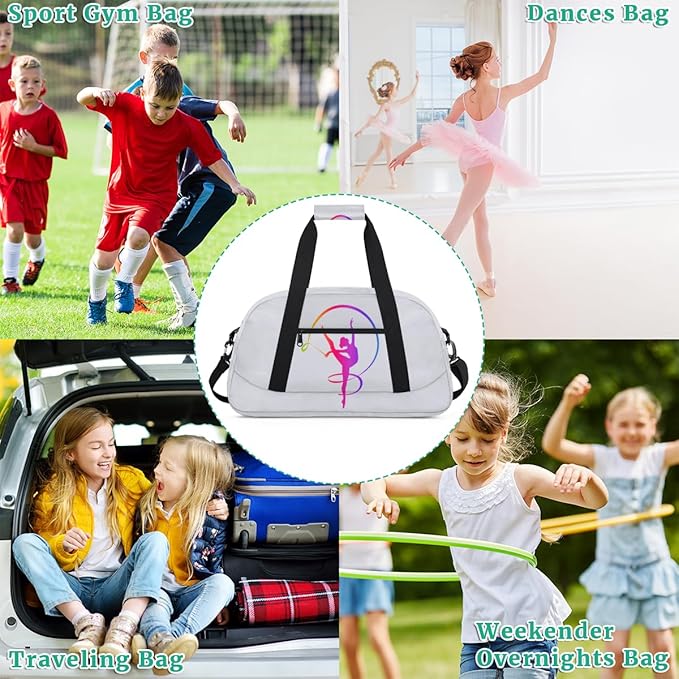Sports Duffle Bags Travel Duffle Bag Gym Bag Gymnastics Weekender Travel Bag Waterproof Overnight Bag Carry On Travel Tote Bag Dance Bags