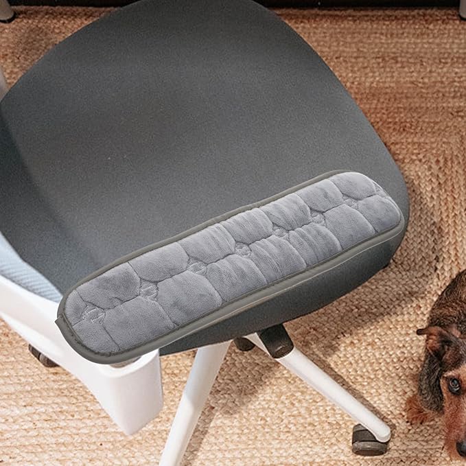 Garneck Chair Arm Covers - Office Chair Armrest Pad - Gaming Armrest Cushion Pillow Cover Support for Elbow Forearms Office s Stretchable Hand