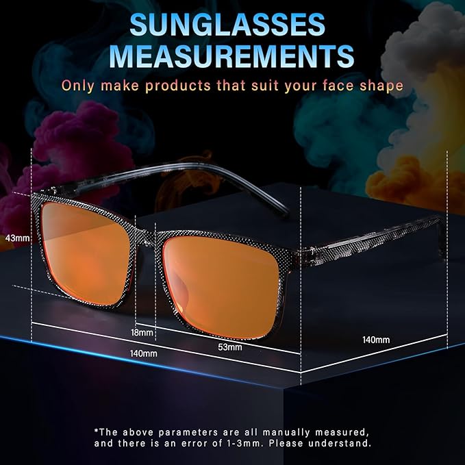 99% Blue Light Blocking Glasses Men Women Lightweight Frame Computer TV Gaming Eyeglasses Reduce Eyestrain