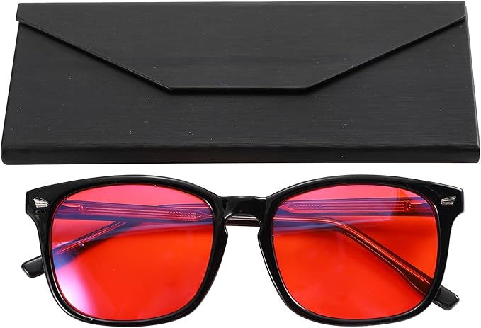 100% Blue Light Blocking Glasses - Women + Men - Better Sleep - Anti Eye Strain Protection - Computer Screens Gaming