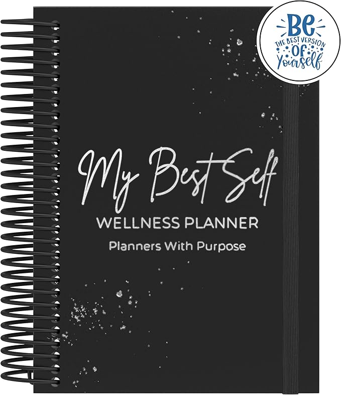 Wellness Journal – Daily Self Care Lifestyle Planner to Support Overall Health – Self Love Diary to Practice Gratitude, Goal Setting, Reflection, & Mindfulness for My Best Self