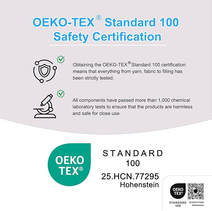 YOUR MOON Soft Pillow Standard for Sleeping, Super Soft Support Down Alternative Pillow 2 Pack, 100% Cotton Shell Luxury Comfy Fluffy Bed Pillows for Sleep(White)