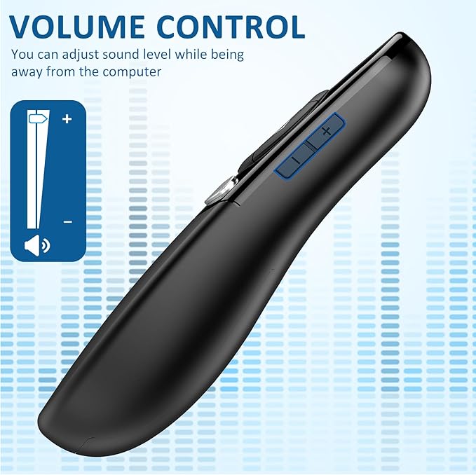 2IN1 Laser Pointer Digital Presentation Clicker on TV Screen w USB Flash Drive, Highlight Clicker for Powerpoint Presentation USB C A for Laptop MacBook Computer, PPT Clicker for Office Classroom