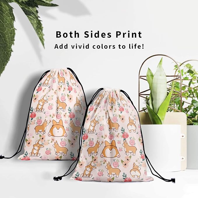 Nerxy Pet Gymnastics Grip Bag Dog Cat Drawstring Grip Bags Puppy Shoe Bag Gym Storage Pouch