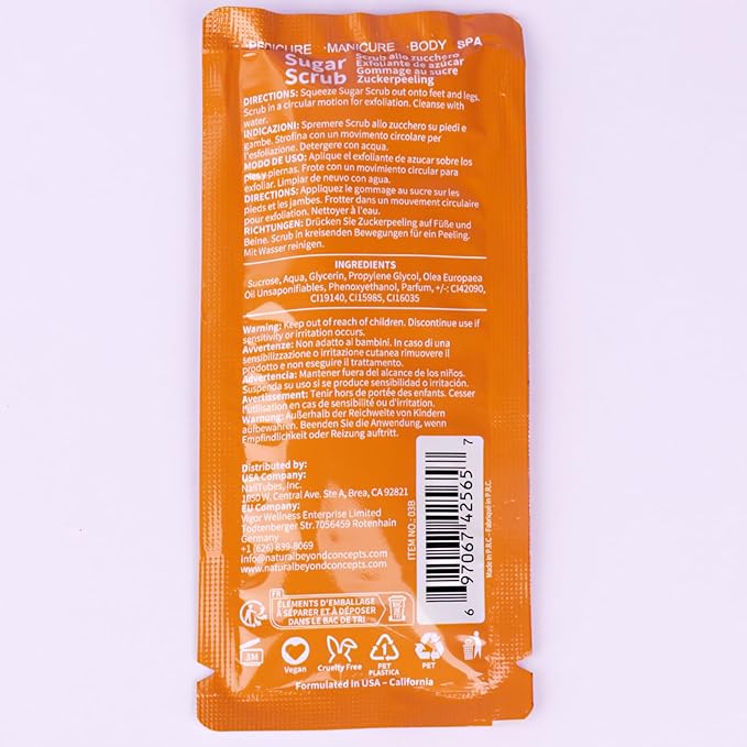 Pedicure Kit Foot Soak Set: Bubble Salt, Sugar Scrub, Massage Mask, Massage Lotion in a Box, 4 Step Foot Spa Kit for Dry Feet,Tired Feet(3 Set Mango)