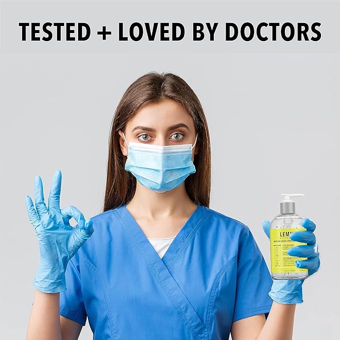 Medical Grade Hand Sanitizer Gel - 97% ORGANIC - 8 FL.OZ. with PUMP (PACK OF 12)