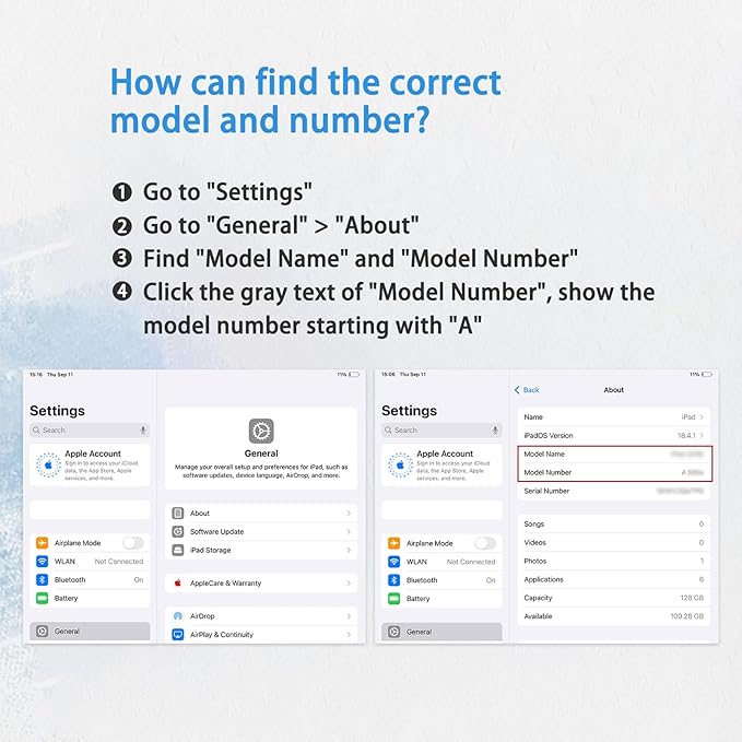 MOBDIK 2 Pack Paperfeel Screen Protector Compatible with iPad A16 11th / 10th Generation (2025/2022) & iPad Air 11 M3 2025 / M2 2024, Crafted for Natural Writing, Less Reflection, Easy Installation