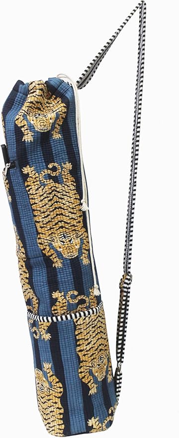 ICC Black Gold Mandala Full-Zip Exercise Yoga Mat Carry Bag Gym Beach Pilates Carrier Bags Hippie Mandala Indian Cotton Bag