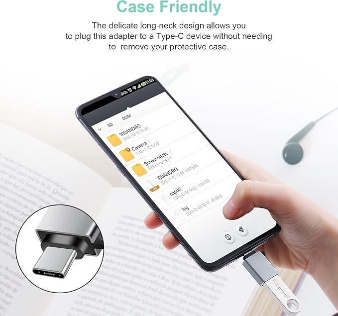 USB Type C Adapter 8 Pack,USB to USB C Adapter,USBC Type A Male Female OTG Converter Adaptor,Charger Cable Connector for iPhone 15 14 13,MacBook Pro,iPad,iMac,Grey