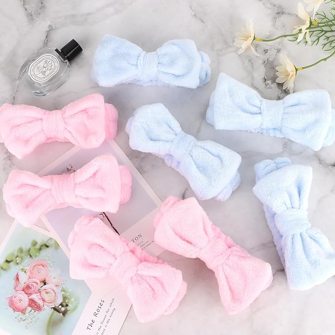 Ondder Skincare Headband for Washing Face Spa Makeup Face Wash Headband Skin Care Headbands Terry Cloth Head Band Bachelorette Party Favors Spa Party Hair Accessories Bachelorette Gifts for Bride