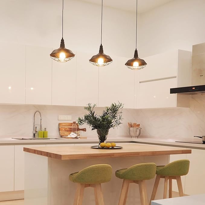 MAXvolador Vintage LED Edison Bulb Dimmable 60W Equivalent 850 Lumens, Warm White 2700K 6W Antique ST58 Filament Light Bulbs, E26 Base, Pack of 4