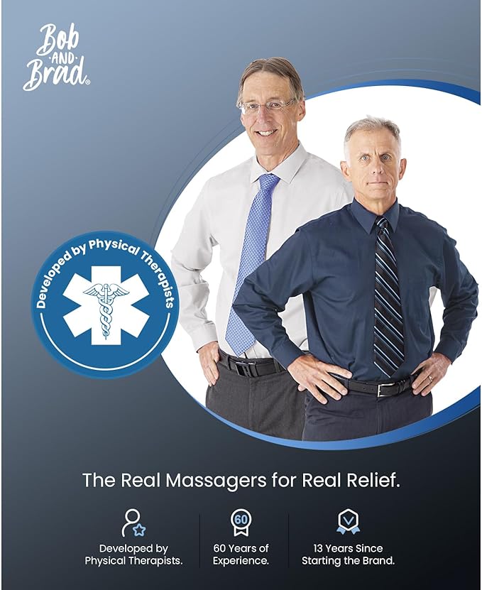 BOB AND BRAD Q2 Plus Mini Massage Gun with Heat, Pocket-Sized Heated Deep Tissue Massager Gun, Portable Percussion Muscle Massager Gun, Ultra Small & Quiet Muscle Massage Gun