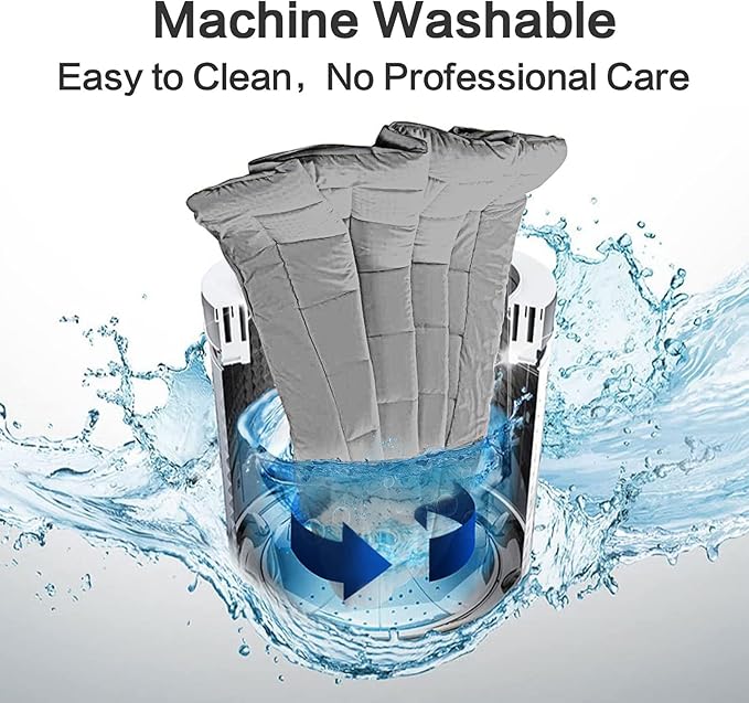 EASELAND King Size Mattress Pad Pillow Top Mattress Cover Quilted Fitted Mattress Protector 8-21" Deep Pocket Cooling Mattress Topper (78x80 Inches, Light Grey)